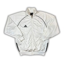 Giacca da pista Adidas bianca