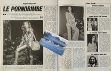 EVA IONESCO LARA WENDEL MALADOLESCENZA FILM REVUE INTREPIDO PHOTO ARTICLE 1977