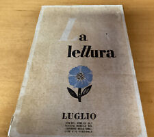 LA LETTURA. ANNO 43 N.7. LUGLIO 1943. - RIVISTA D'EPOCA -
