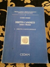 Diritto canonico nozioni - , e