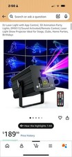 Dj laser light with app