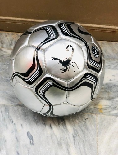Raro pallone calcio cromato - raro,