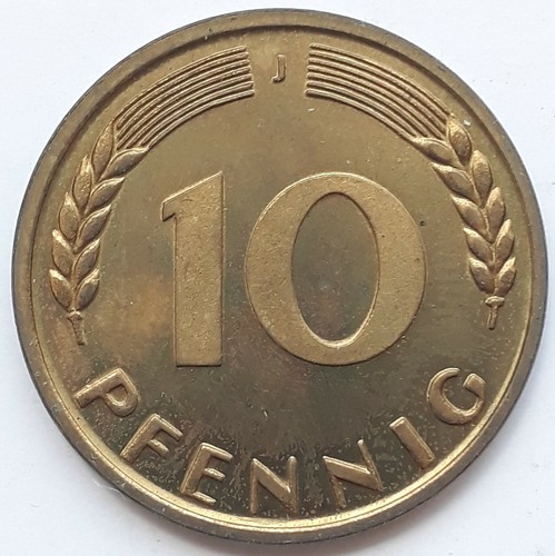 Bund pfennig 1950 j - 10,