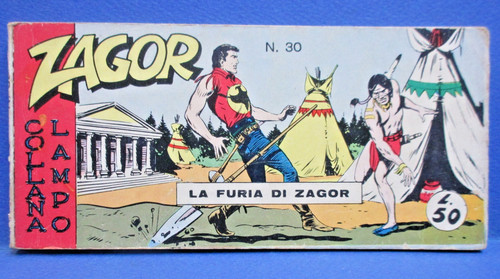 Zagor striscia collana lampo - zagor,