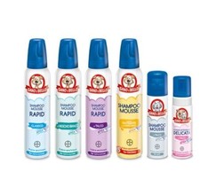 Shampoo SECCO per CANI, CUCCIOLIe GATTI. Varie Tipologie