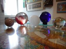 COLLEZIONE 5 SFERE DI CRISTALLO PIETRE METAFISICHE NATURALI