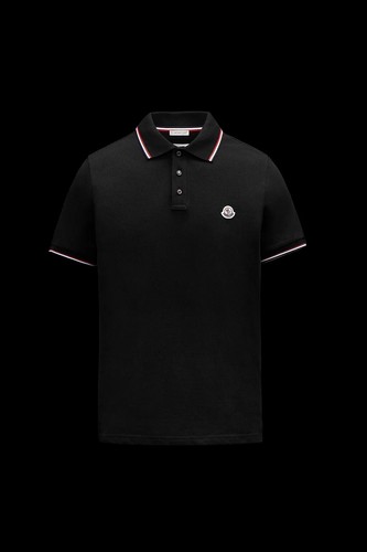 Polo moncler con logo - con, taglia
