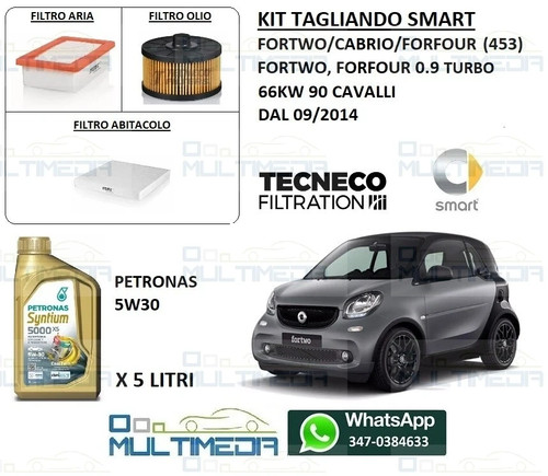 Kit tagliando olio petronas - kit,