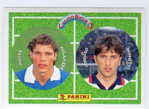 Figurina calcio biglie - figurina,