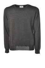 maglia girocollo con profilo