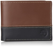 Timberland Hunter Leather Passcase Trifold Wallet Hybrid Portafogli Uomo