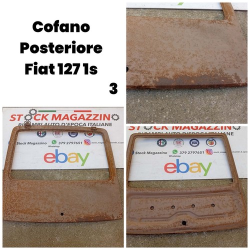 Cofano posteriore fiat - cofano, 127