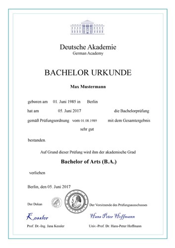 Laurea triennale certificato - triennale,,
