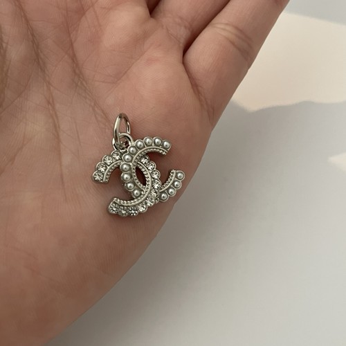 Charm chanel vintage argento - charm,