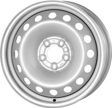 CERCHIO IN FERRO 15 6X15 5X98 ET39 CB58.1 SILVER FIAT DOBLO OPEL COMBO