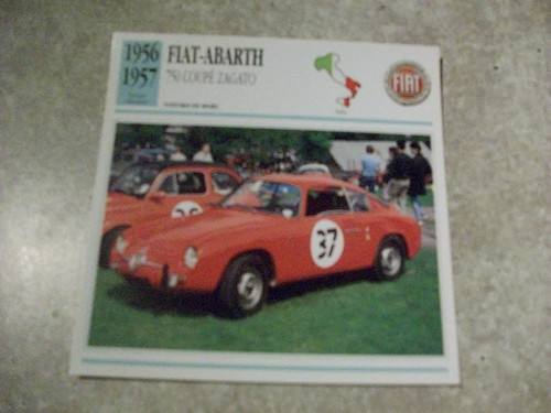Carte fiche auto - carte,