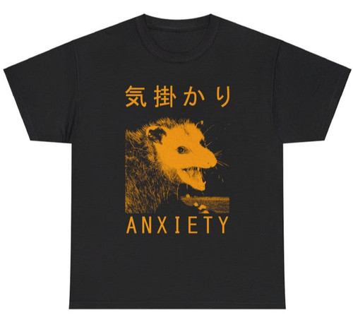 Shirt anxiety opossum - t-shirt,