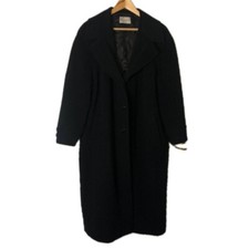 Elegante Cappotto Nero Donna Enrica, Usato, Ottimo Stato, Taglia XL