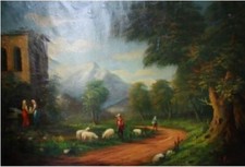 dipinti ad olio su tela -