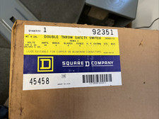 NUOVO SQUARE D 92351 Scatola Interruttore Doppio Getto Non Fusibile 30A 240V 3 Poli NEMA 1