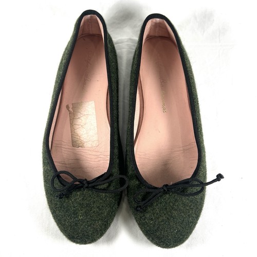 Euforia bailarinas verde lana - bailarinas,