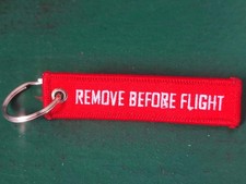 PORTACHIAVE REMOVE BEFORE FLIGHT UFFICIALE AERONAUTICA MILITARE DIFESA - AEREO