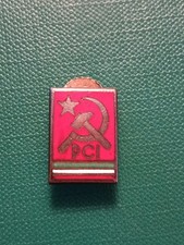 Distintivo Partito Comunista Italiano PCI 1945 Rara Versione Politica 