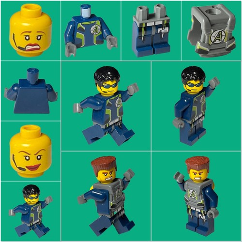 Lego minifigure agente - lego®,