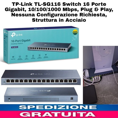 Link sg116 switch 16 - tl-sg116,