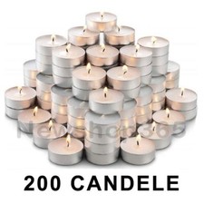 Set 200 candele in cera TEA