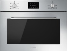 Smeg Forno Elettrico da Incasso Ventilato Multifunzione 44 Litri SF4400MCX1