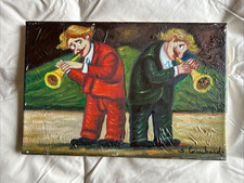 Salvo Lombardo - Concertino - olio tela cm 20 X 30