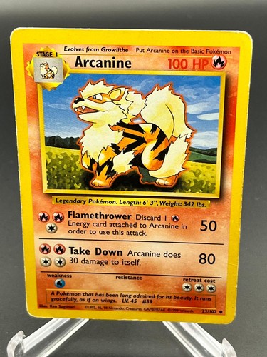 Pokemon arcanine 102 base - pokemon,