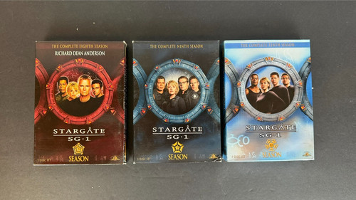 Stargate dvd seasons 8 10 - stargate, sg-1