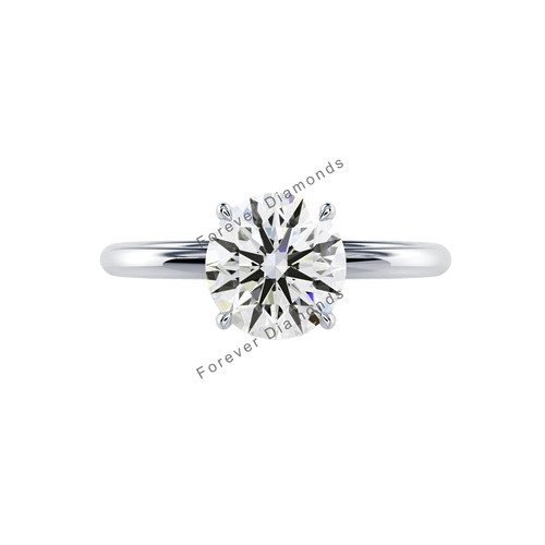 Anello con diamanti pt950 - con,