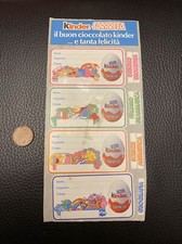Adesivo Anni 80 Kinder