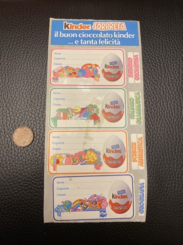 Adesivo anni kinder - 80,