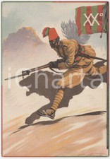 1940 ca AOI - ERITREA - XX Battaglione Eritreo - Soldato indigeno - Cartolina FG