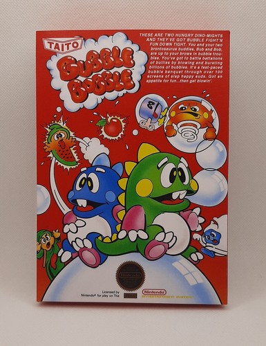 Nes bubble bobble box - bobble,