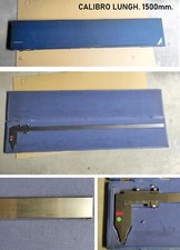 CALIBRO A CORSOIO ACCIAIO 0/1500mm ANALOGICO MISURA PRECISIONE MECCANICO