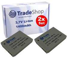 2x Batteria 1400mAh per Canon