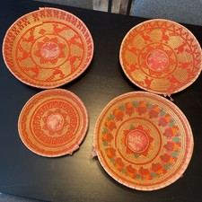 Lotto di 4 antichi CESTI SARDI