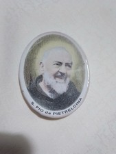 Icona Padre Pio Ceramica Cm