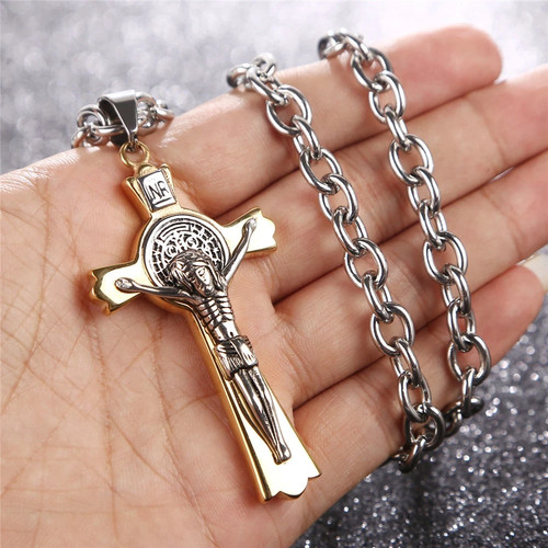 Collana acciaio inox con - collana,