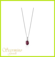 CIONDOLO IN ORO BIANCO 18K CON