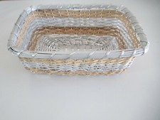 CESTINO Visba.98  ( Vimini + Giro e Fondo Fili metallici) NUOVO,VINTAGE  Befera 