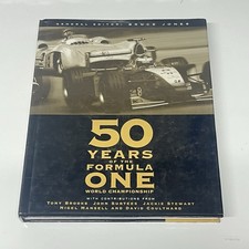 Fifty Years of the Formula One World Championship Bruce Jones Hardback VGC
