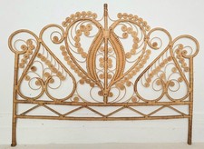 Testiera king size pavone