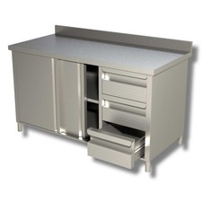 Tavolo 180x60x85 acciaio inox
