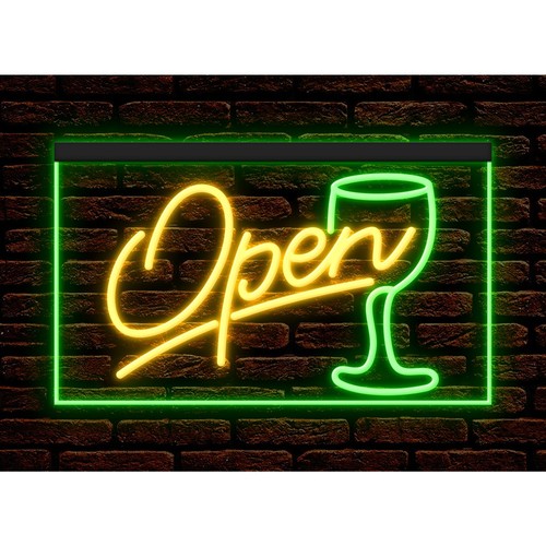 Insegna neon illuminata - insegna,